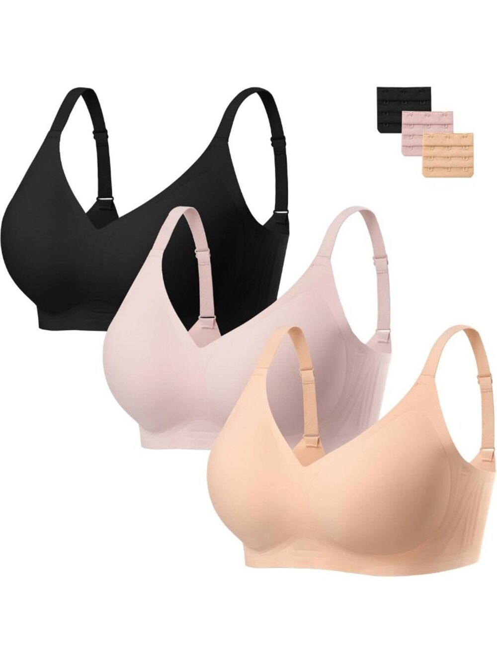 Comfortable Wireless Jelly Bra for Women | Seamless Full Coverage Support